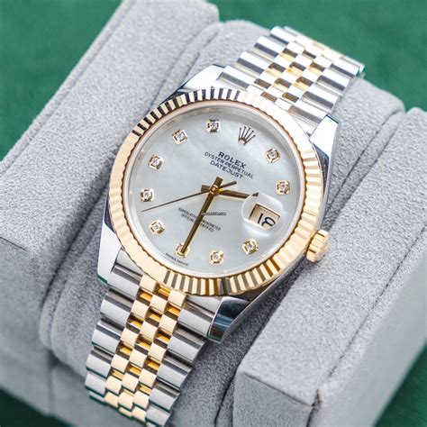 rolex two tone datejust jubilee